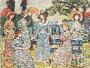 Maurice Prendergast The Grove oil